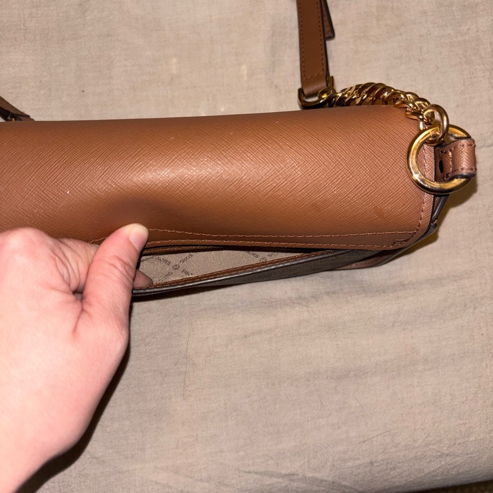 Michael Kors Brown Crossbody Bag - Picture 6 of 9